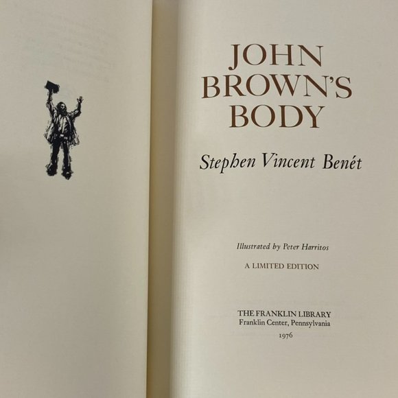The Franklin Library - John Brown’s Body by Stephen Vincent Benet - 1976 Leather - Picture 4 of 6